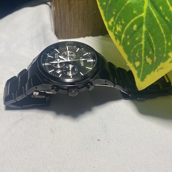 Mens Citizen Quartz Mens Watch, black Stainless Steel, Classic - Picture 7 of 13